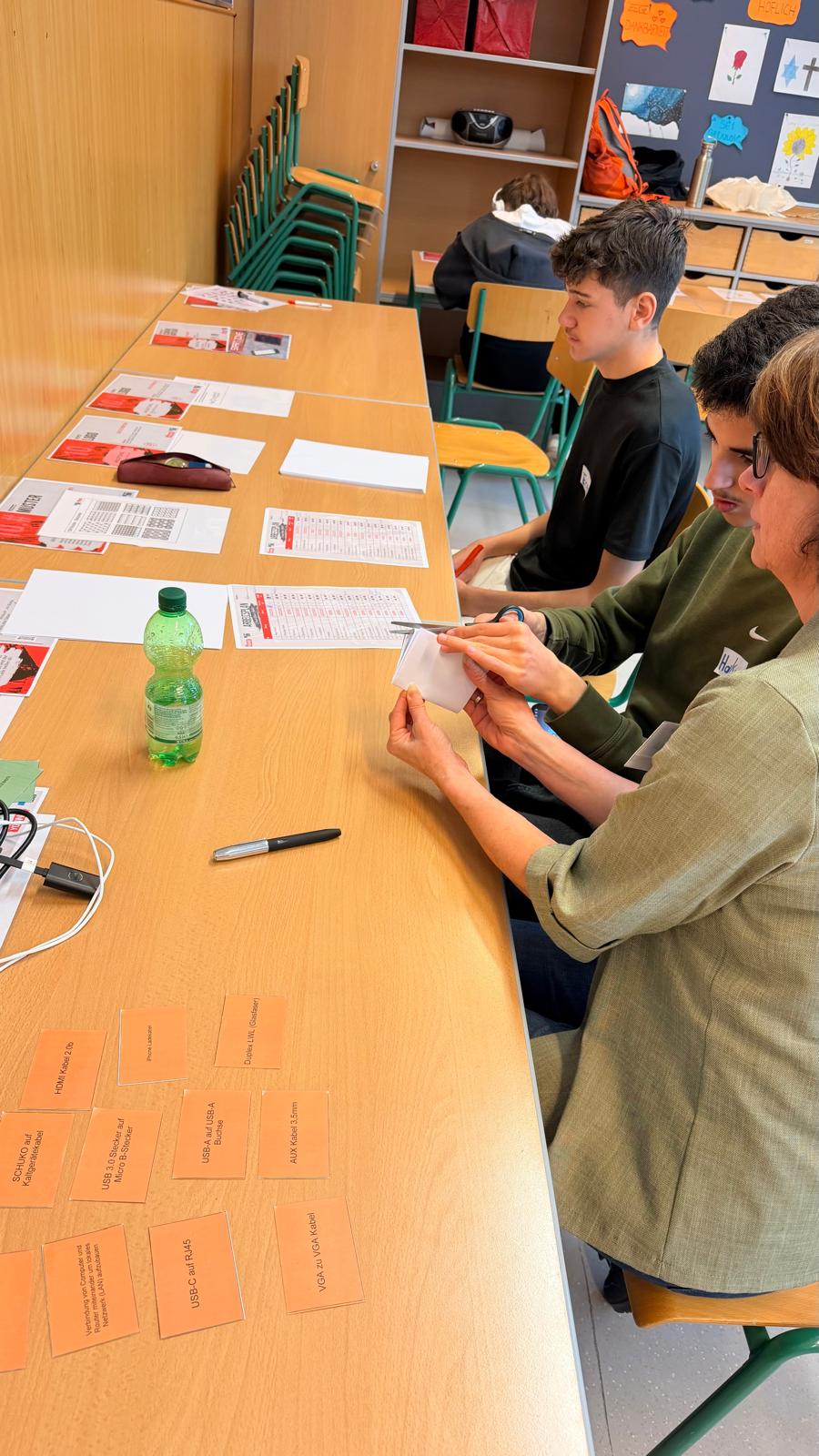 Diskussion und Austausch beim Berufsorientierungs-Workshop